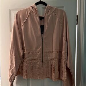 Torrid French Terry Lace Hoodie - NWT size 0